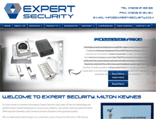 Tablet Screenshot of expert-security.com